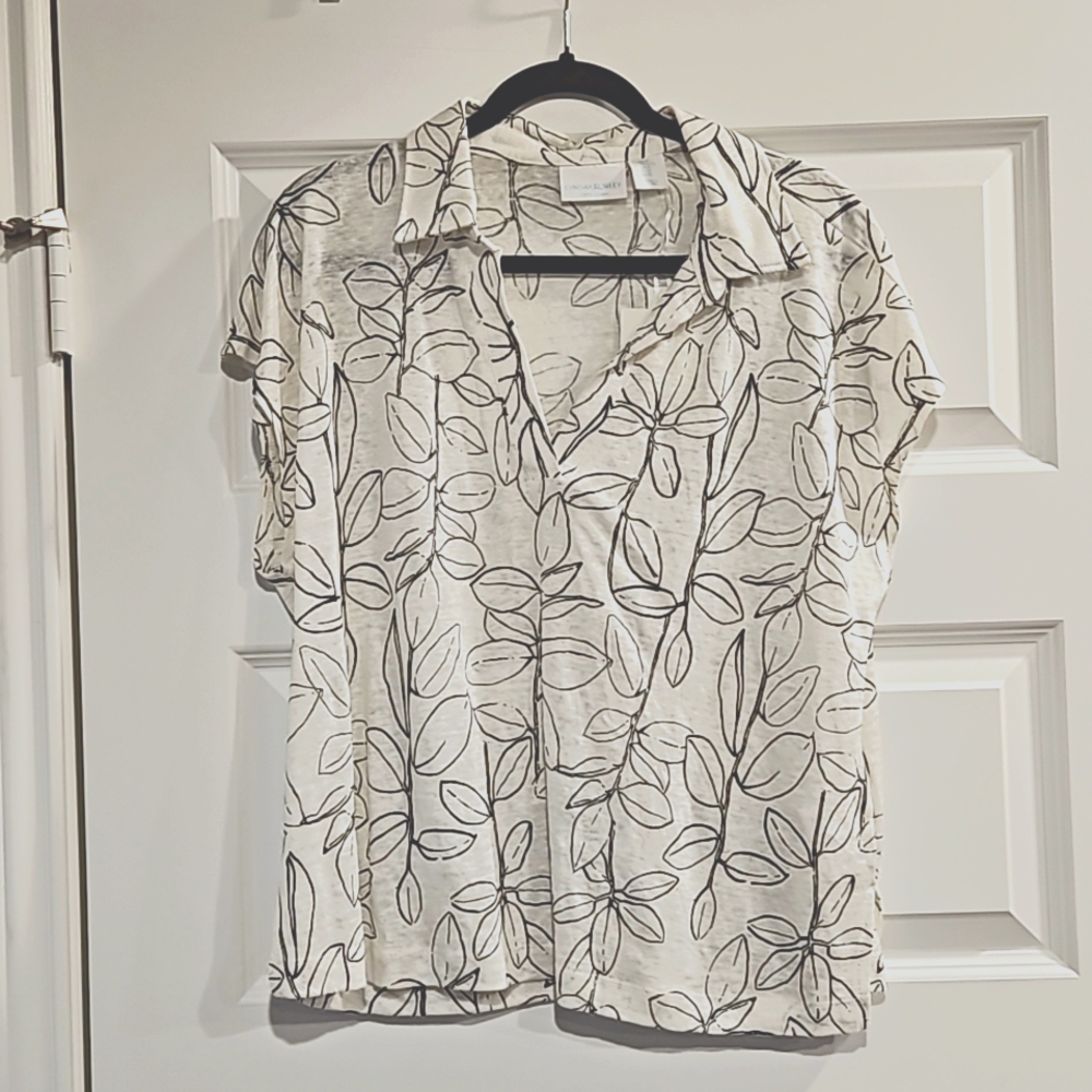 Cynthia Rowley Linen Top